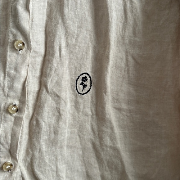 Wyeth Custom Embroidered Initial "JD" Button Down Shirt - Picture 3 of 12